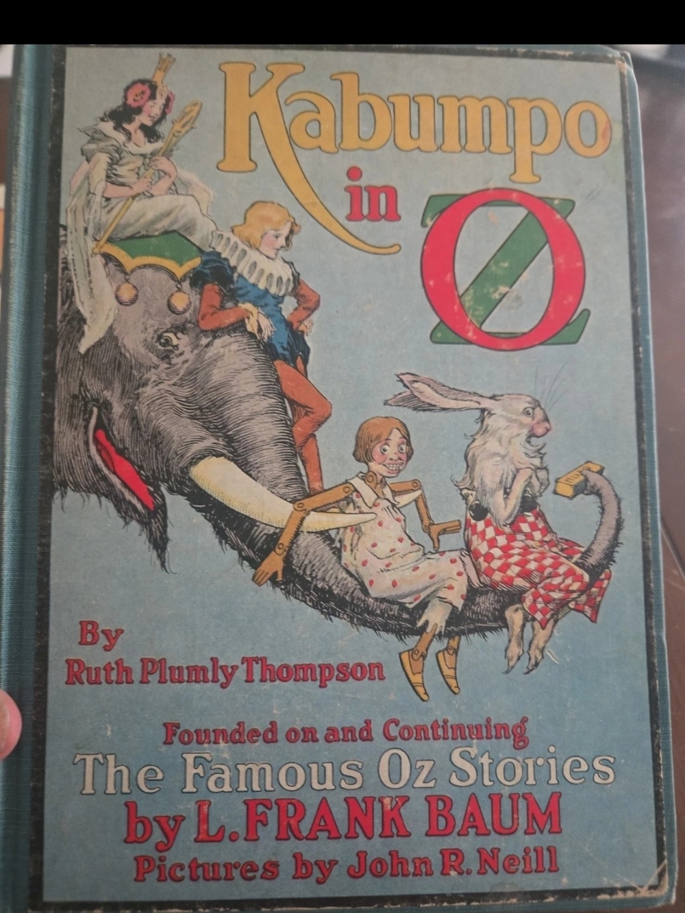Kabumpo in Oz Vintage Ruth Thompson 1922 early printing all color plates